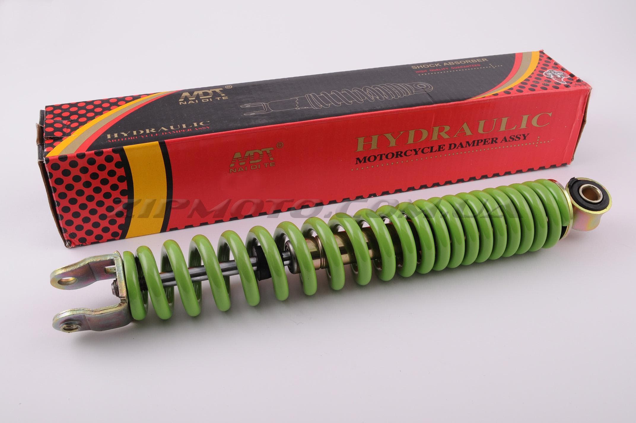 Амортизатор GY6, DIO, TACT 275mm, стандартный (зеленый) VDK