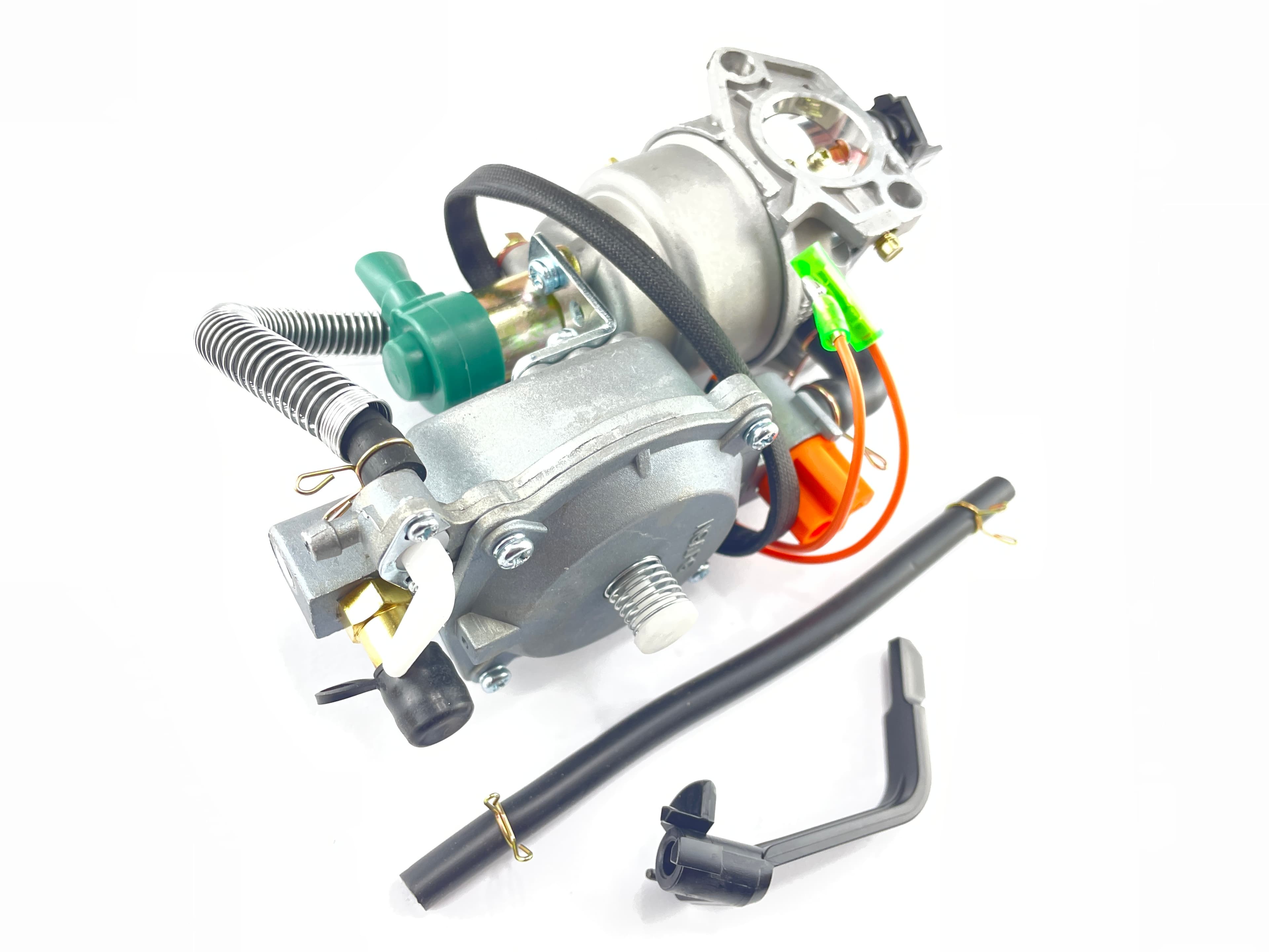 Карбюратор м/б, бензогенератор 177F/188F (9/13Hp) (с газовым редуктором и электромагнитным клапаном) HORZA