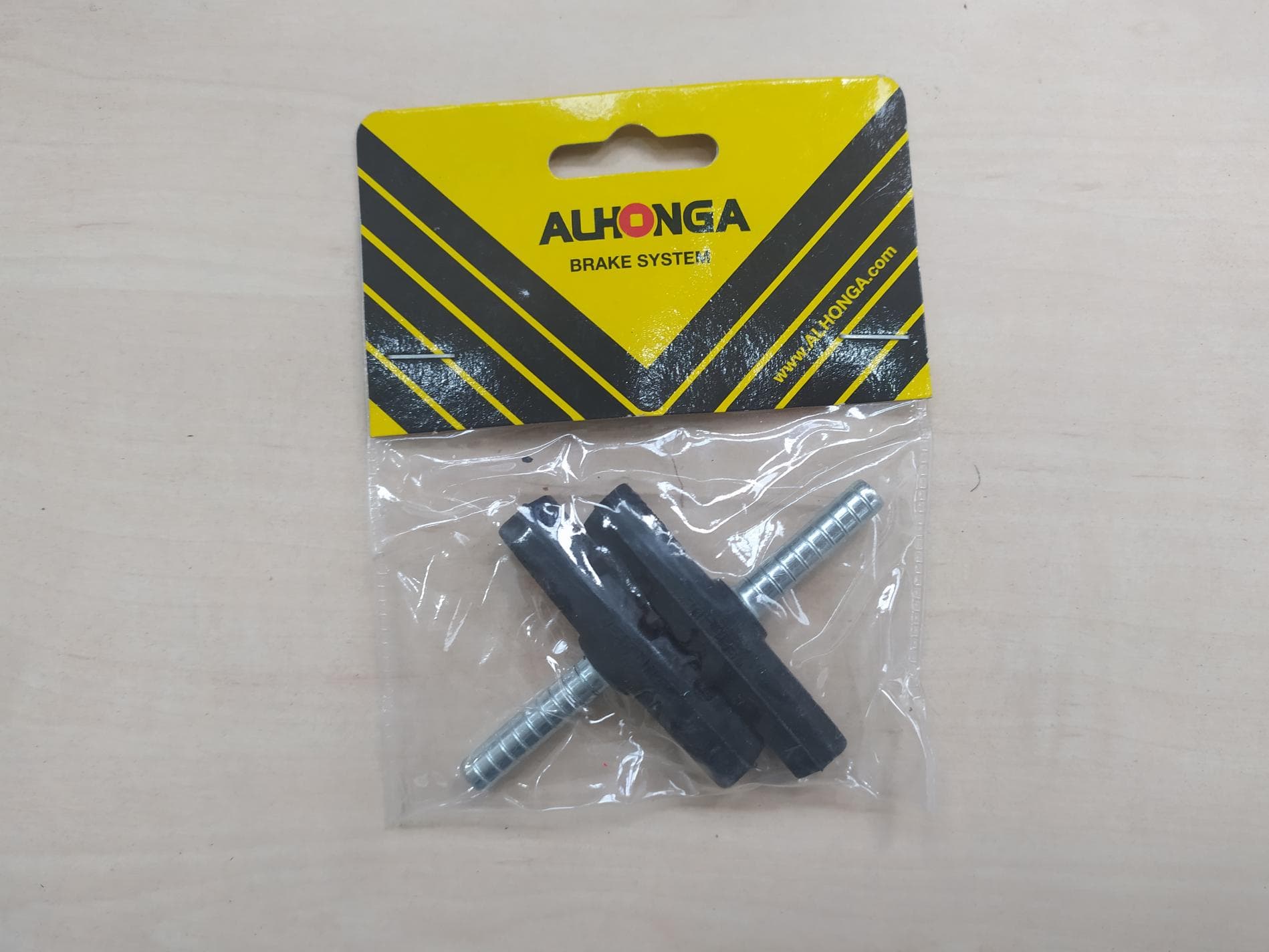 Колодки тормозные велосипедные (ободные, V-brake) (ALHONGA) BDRK