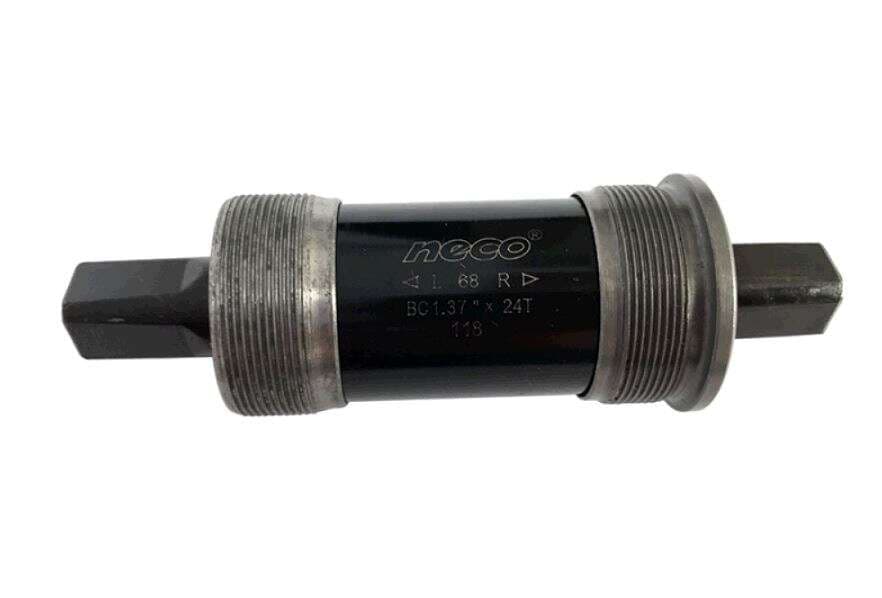 Каретка велосипедная неразборная (квадрат) (L-118mm) (B910) (NECO) KL