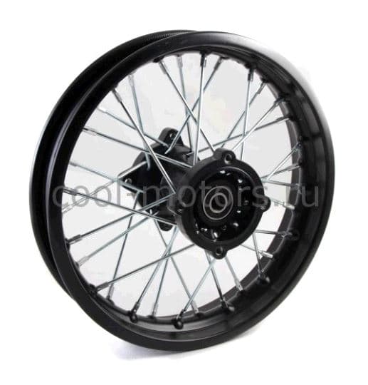 Диск колеса 1,6 * 12 (задний) (спицованый) PITBIKE FLD