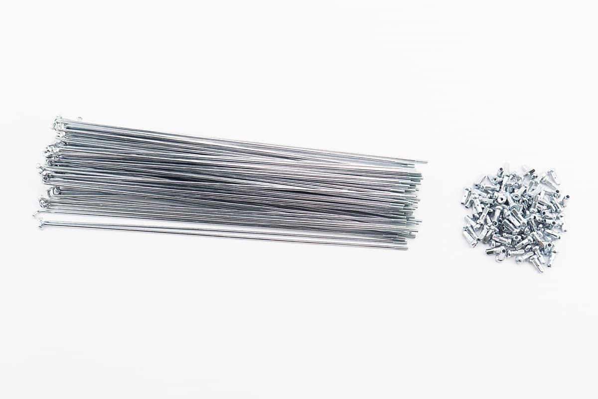 Спица велосипедная   (L-248mm, 14G)   (100шт) (хром) KS