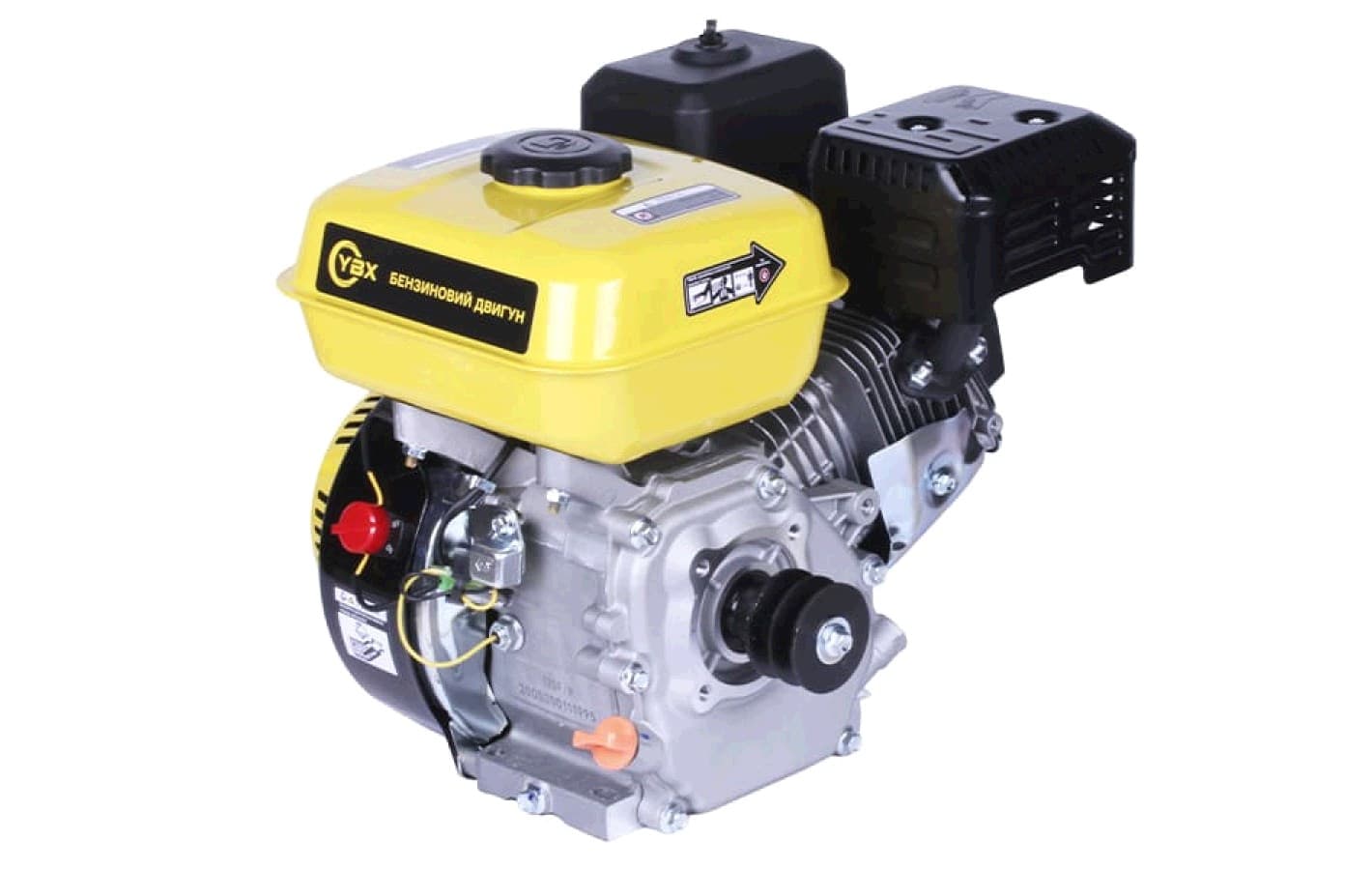 Двигатель м/б   170F   (7,5Hp)   (вал Ø 20мм, под шпонку +шкив) AMG