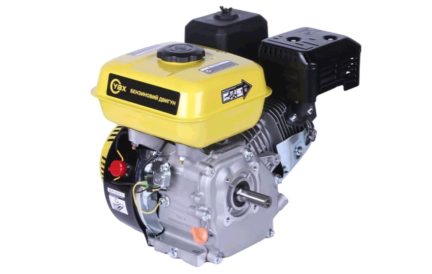 Двигатель м/б   170F   (7,5Hp)   (вал Ø 20мм, под шлиц) AMG-5