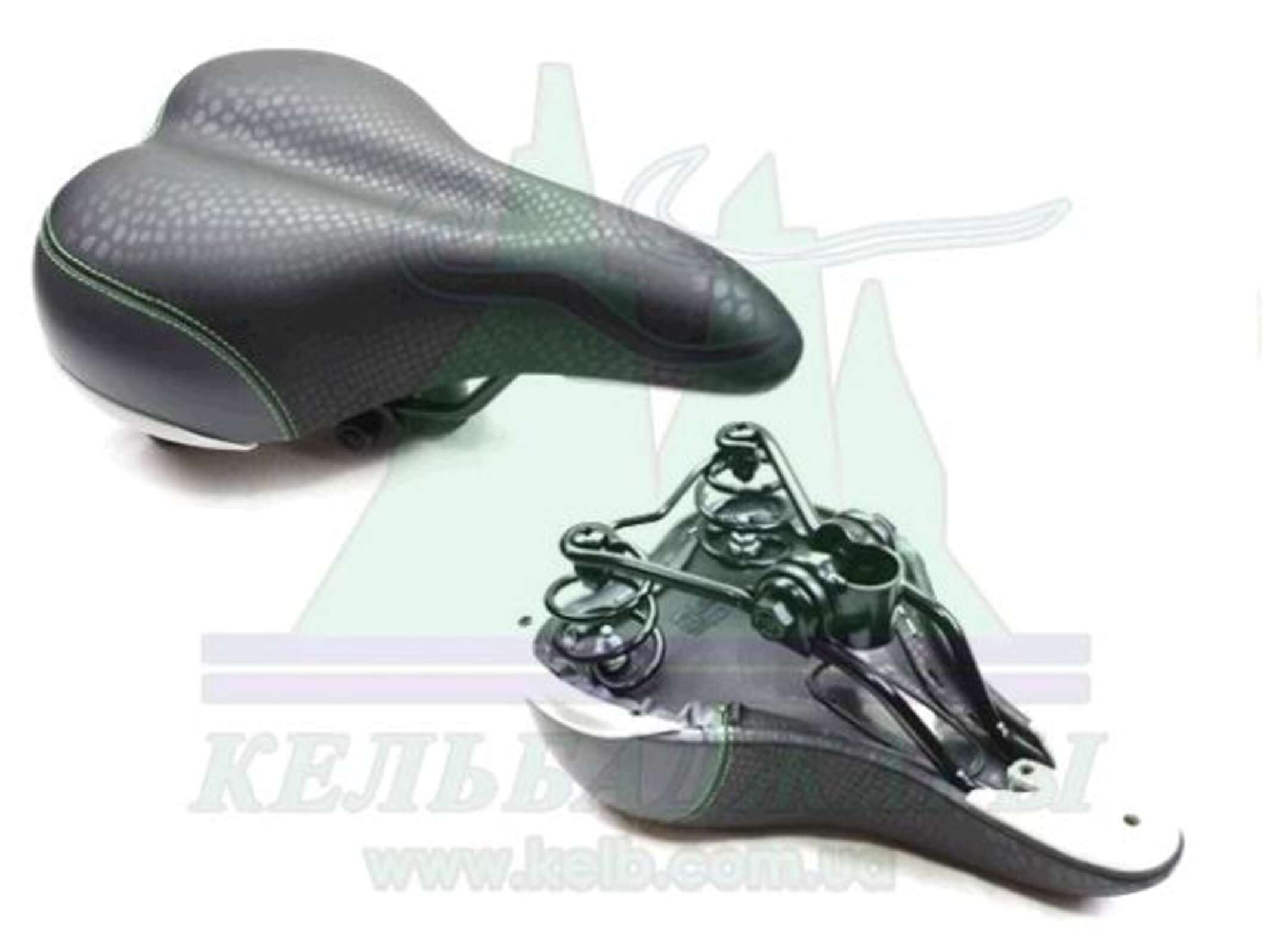 Седло велосипедное спортивное (268*170mm) GrandStar KL