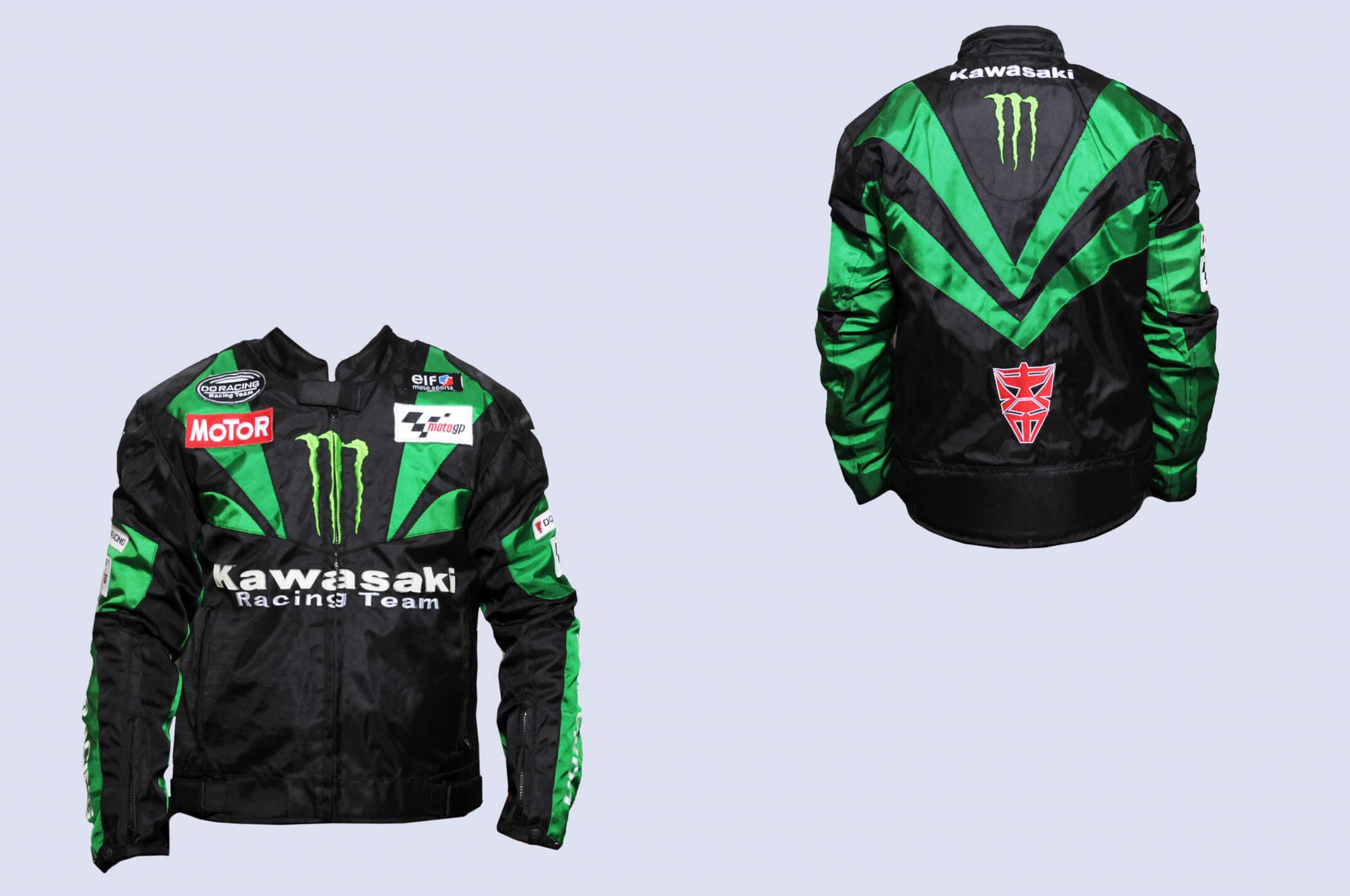 Мотокуртка KAWASAKI (текстиль) (size:S, MONSTER ENERGY)