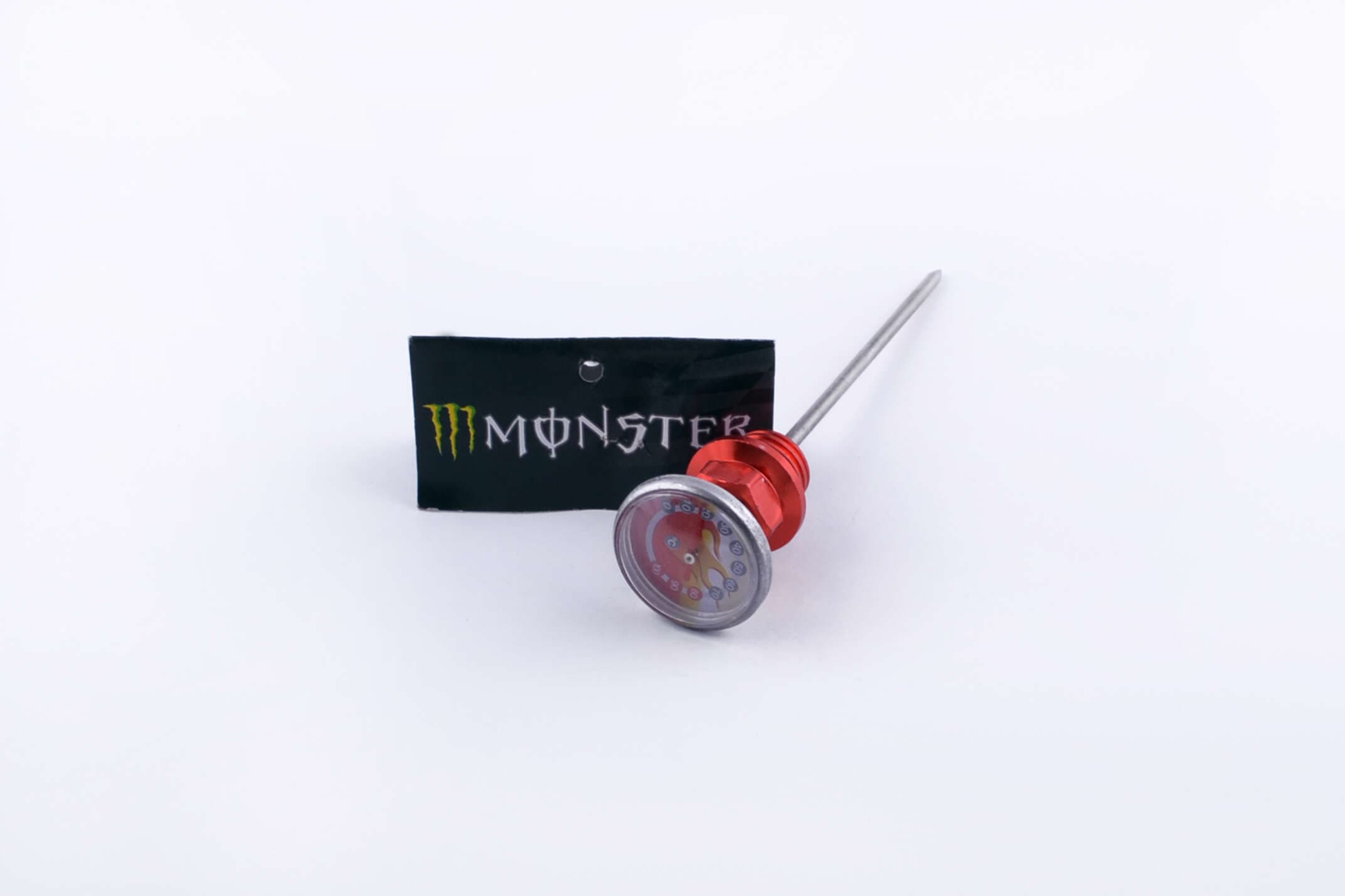 Щуп масла Ø18.0mm, L-150mm (+датчик температуры) (красный) MONSTER ENERGY