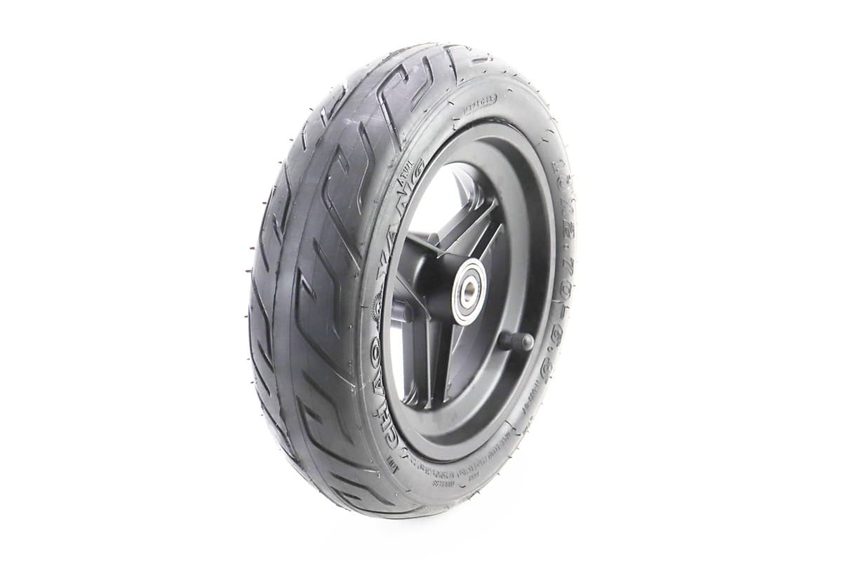 Колесо переднее 10 алюминиевое, пром-подшипники (10х30х9) 6200 2RS, под Disk-brake, Т4 (электросамокат) KS