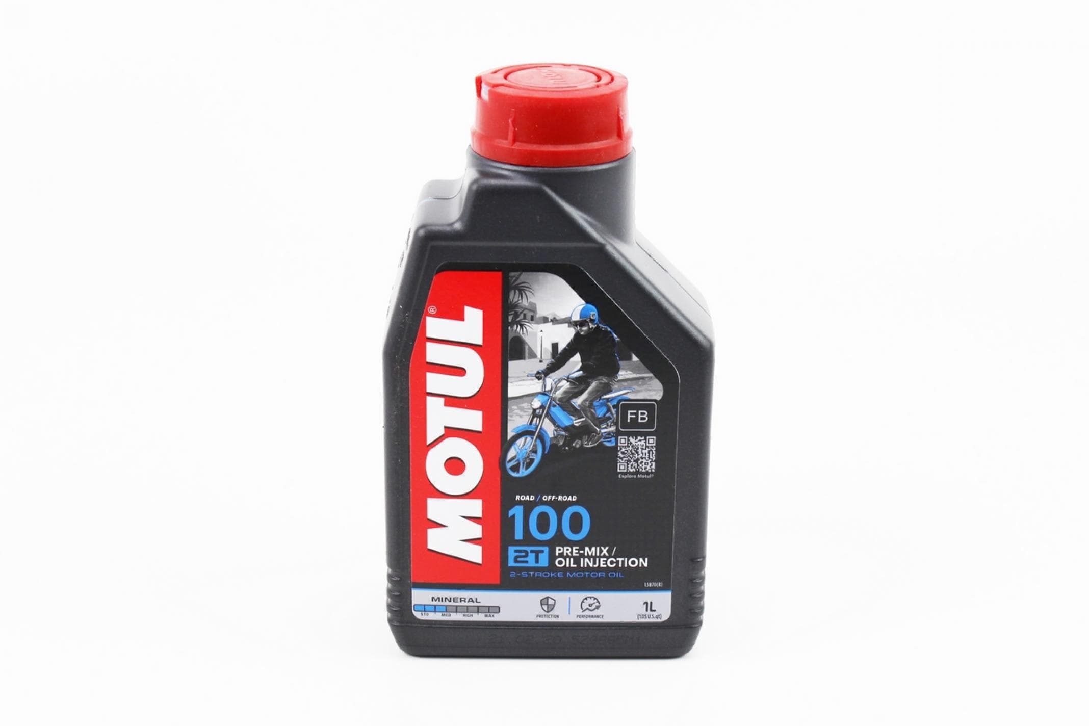 Масло 2T, 1л (минеральное, 100, API TC) MOTUL (#104024) KS