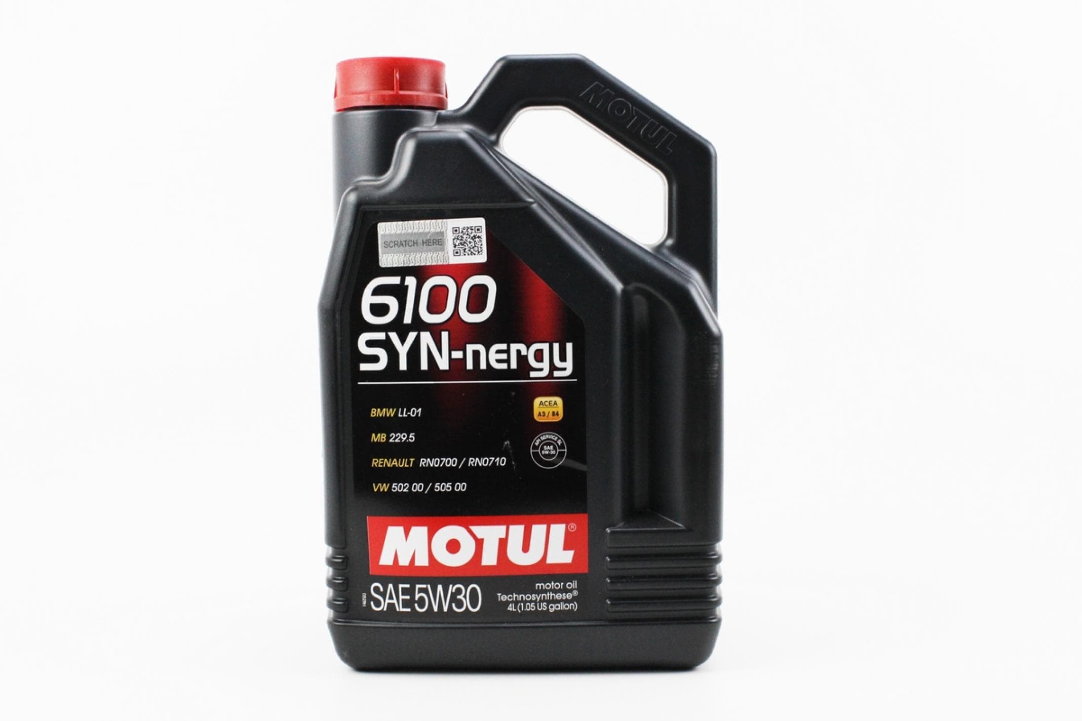 Масло автомобильное, 4л (полусинтетика, 10W-40, 6100 Synergie+) MOTUL (#101491) KS