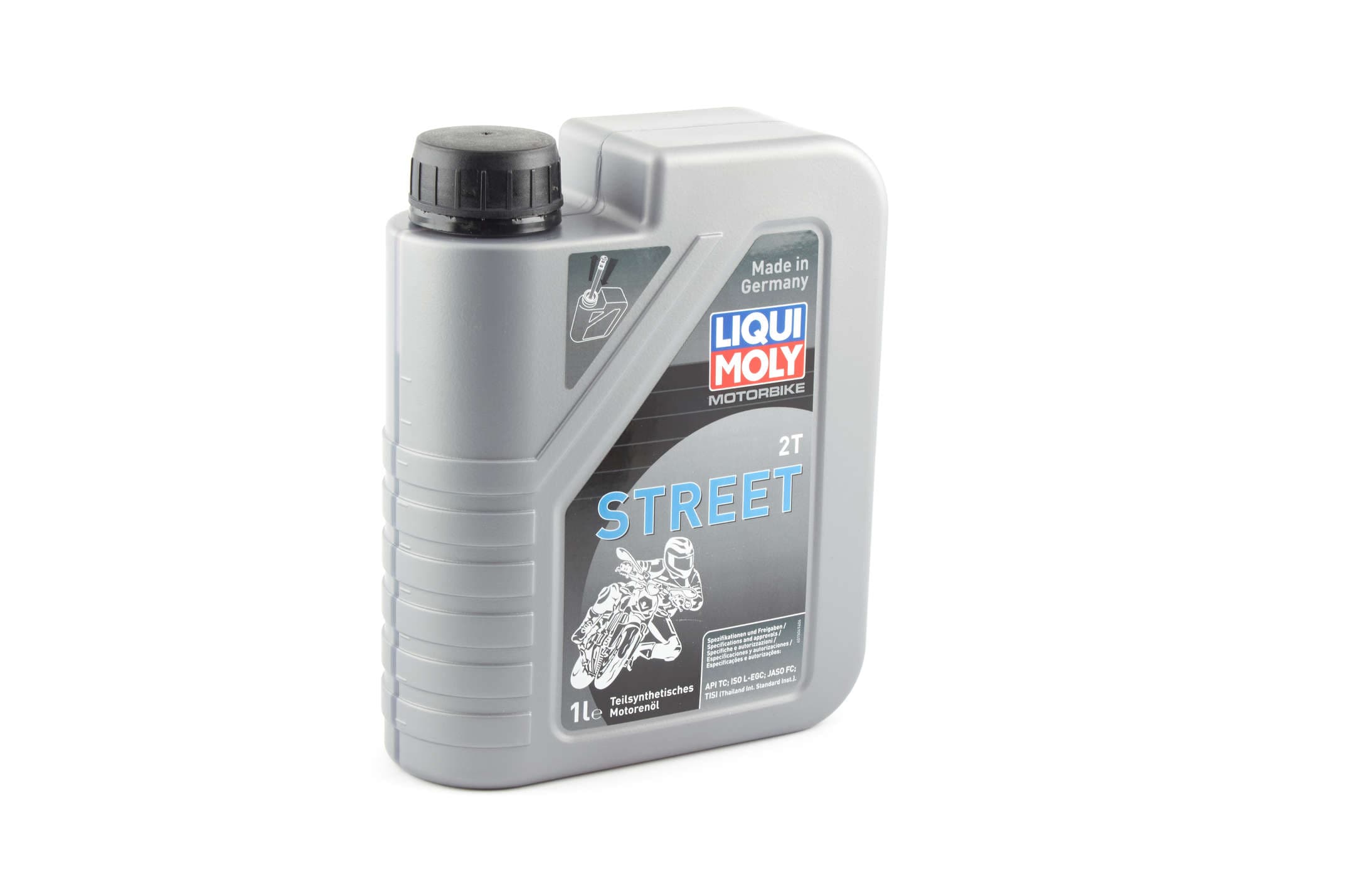 Масло 2T, 1л (полусинтетика, STREET) LIQUI MOLY #3981