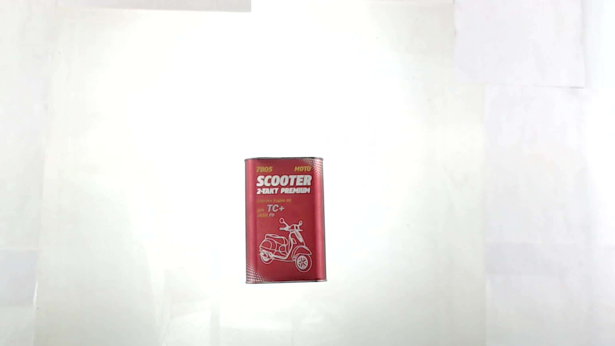 Масло 2T, 1л ж/б (синтетика, 7805 Scooter 2-Takt Premium API TC+) MANNOL