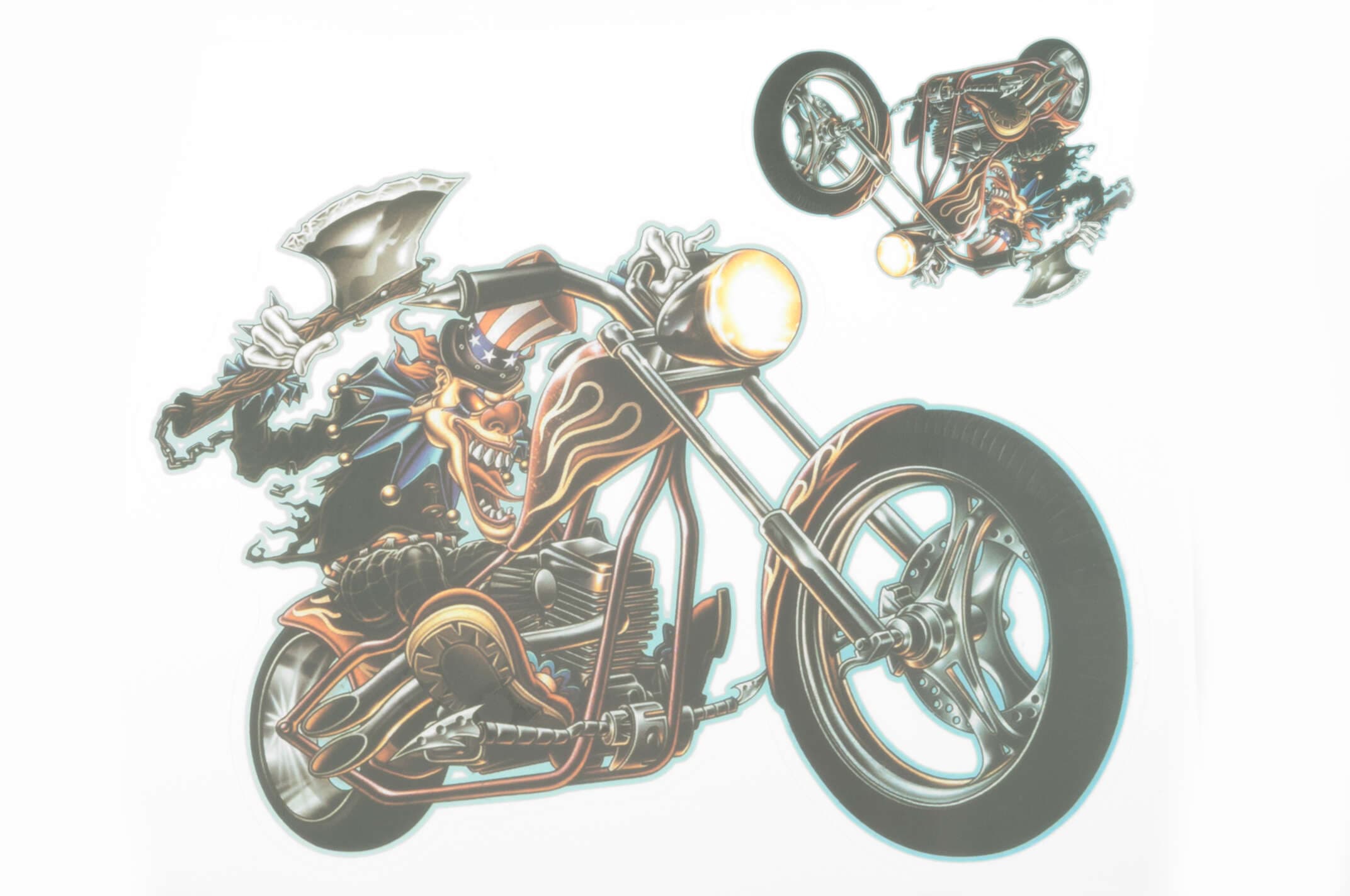 Наклейки (набор) BIKER (23х19см) (#7367)