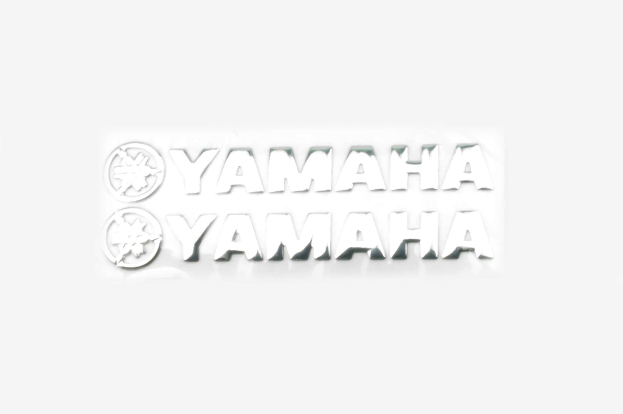 Наклейка буквы YAMAHA (20х6см, 2шт, хром) (#4751A)