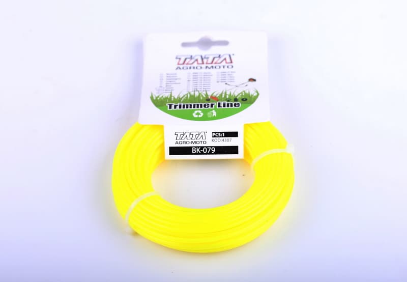 Леска мотокосы Ø2,4mm, 15 метров (круглая, зеленая) AMG