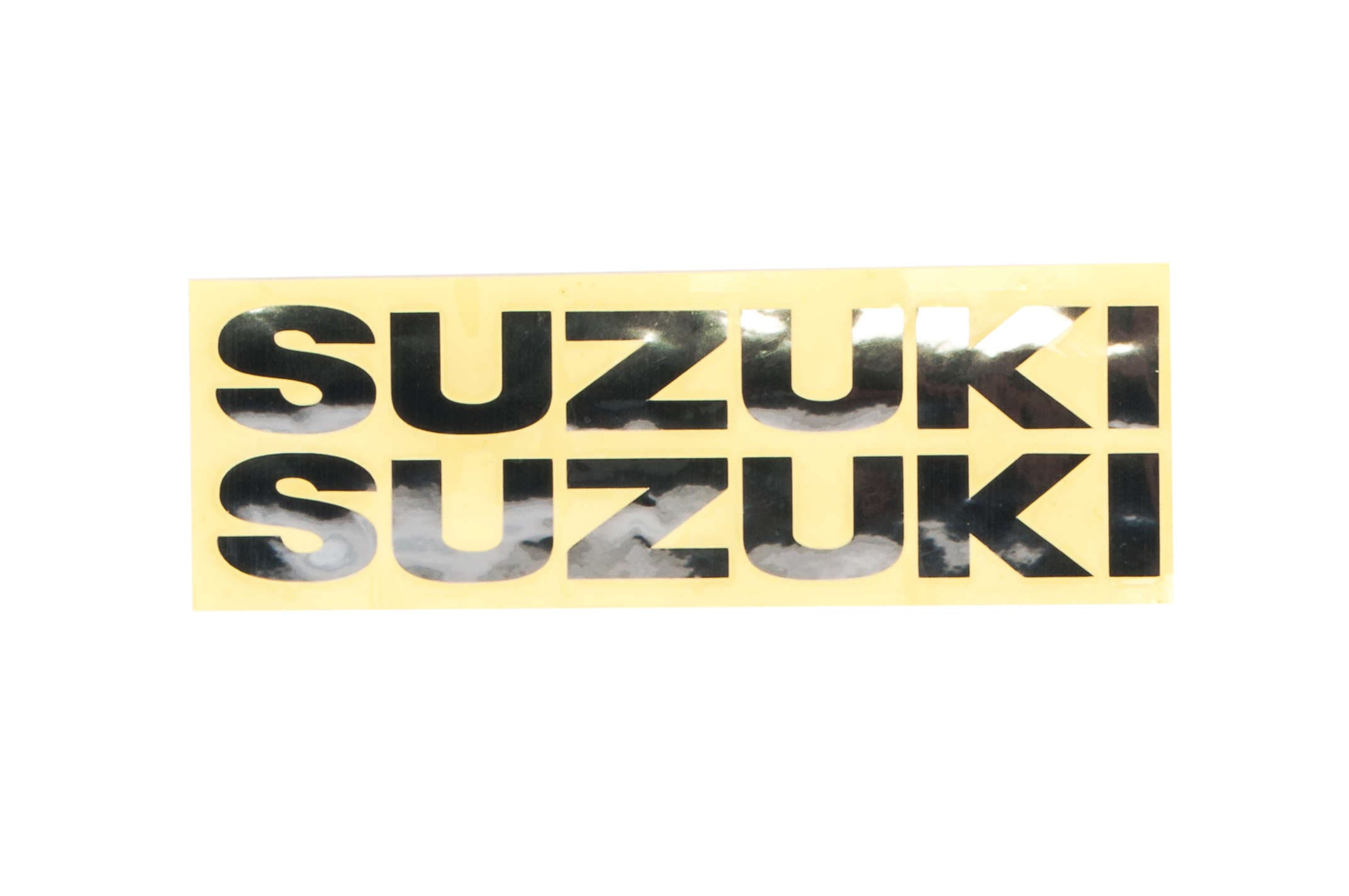 Наклейка буквы SUZUKI (19х5см, 2шт, серебро) (#HCT10001)