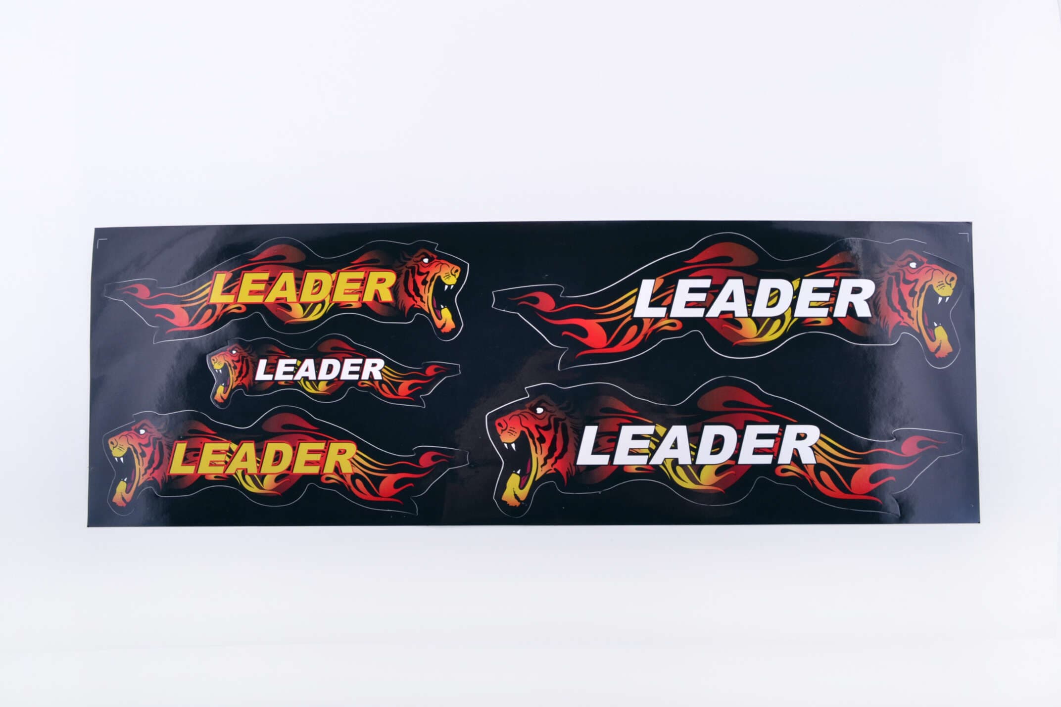Наклейки (набор) LEADER (48х16см, черные) SEA