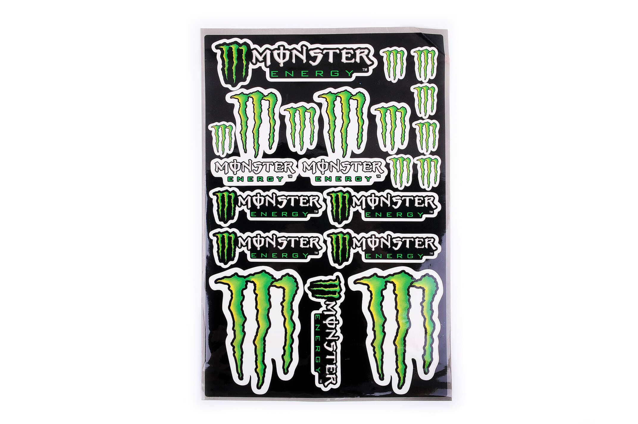 Наклейки (набор) спонсор MONSTER ENERGY (30х45см, силикон) (#5989B)