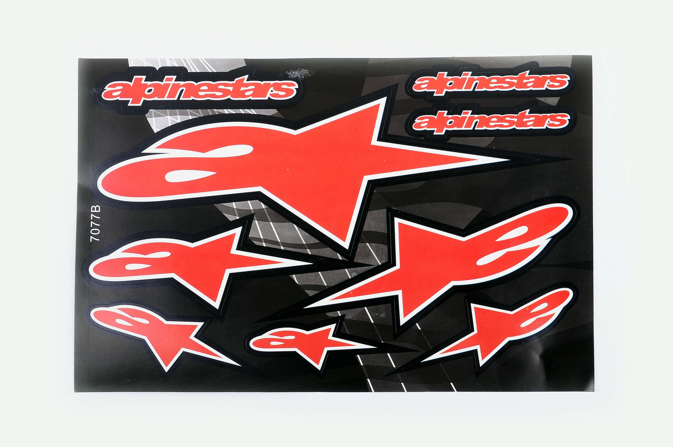 Наклейки (набор) спонсор ALPINESTARS (27х17cм) (#7077B)