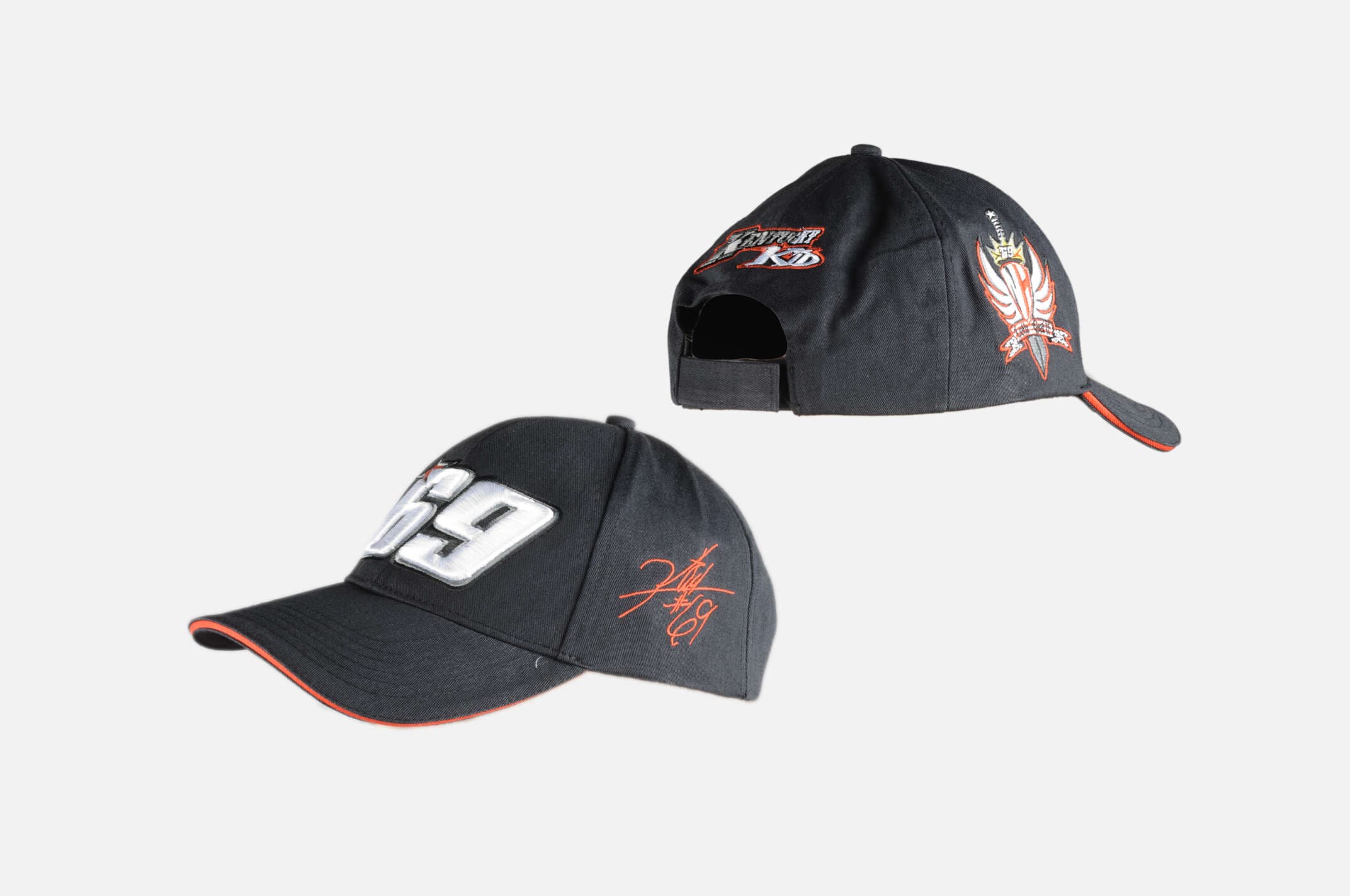 Бейсболка 69 NICKY HAYDEN (черная, 100% хлопок)