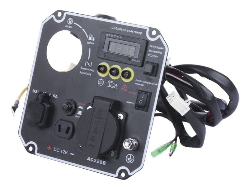 Панель приборов   (в сборе) бензогенератора 1.8KW/2.0KW AMG