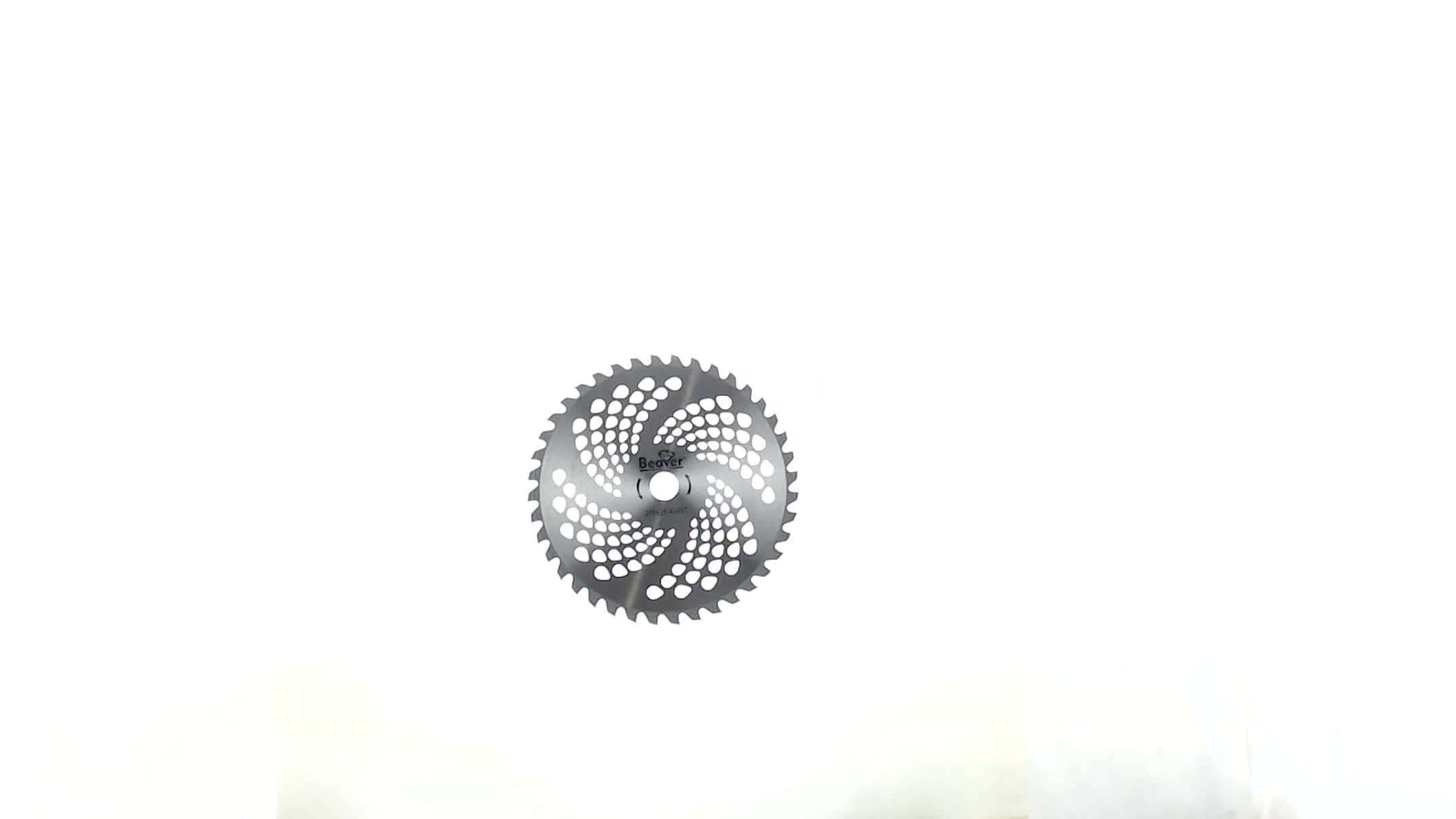 Нож мотокосы 40T (Ø255/25.4 mm) (победитовые зубья) mod A KZ