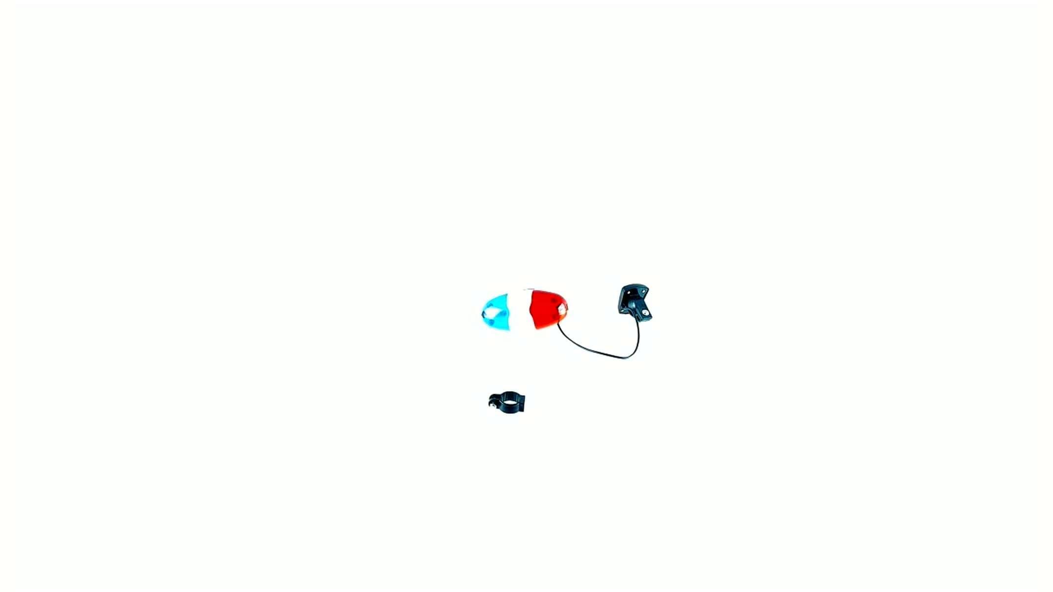 Сигнал велосипедный с подсветкой Police (красно- синий) (mod:JY-325) DS