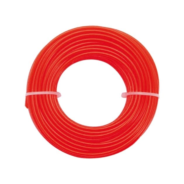 Леска мотокосы Ø2,0mm, 15 метров (квадрат, красная) EVO