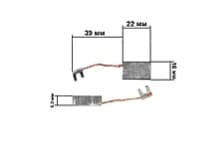 Щетки для электроинструмента 6.3*16*22 BocshВ2 KOSA