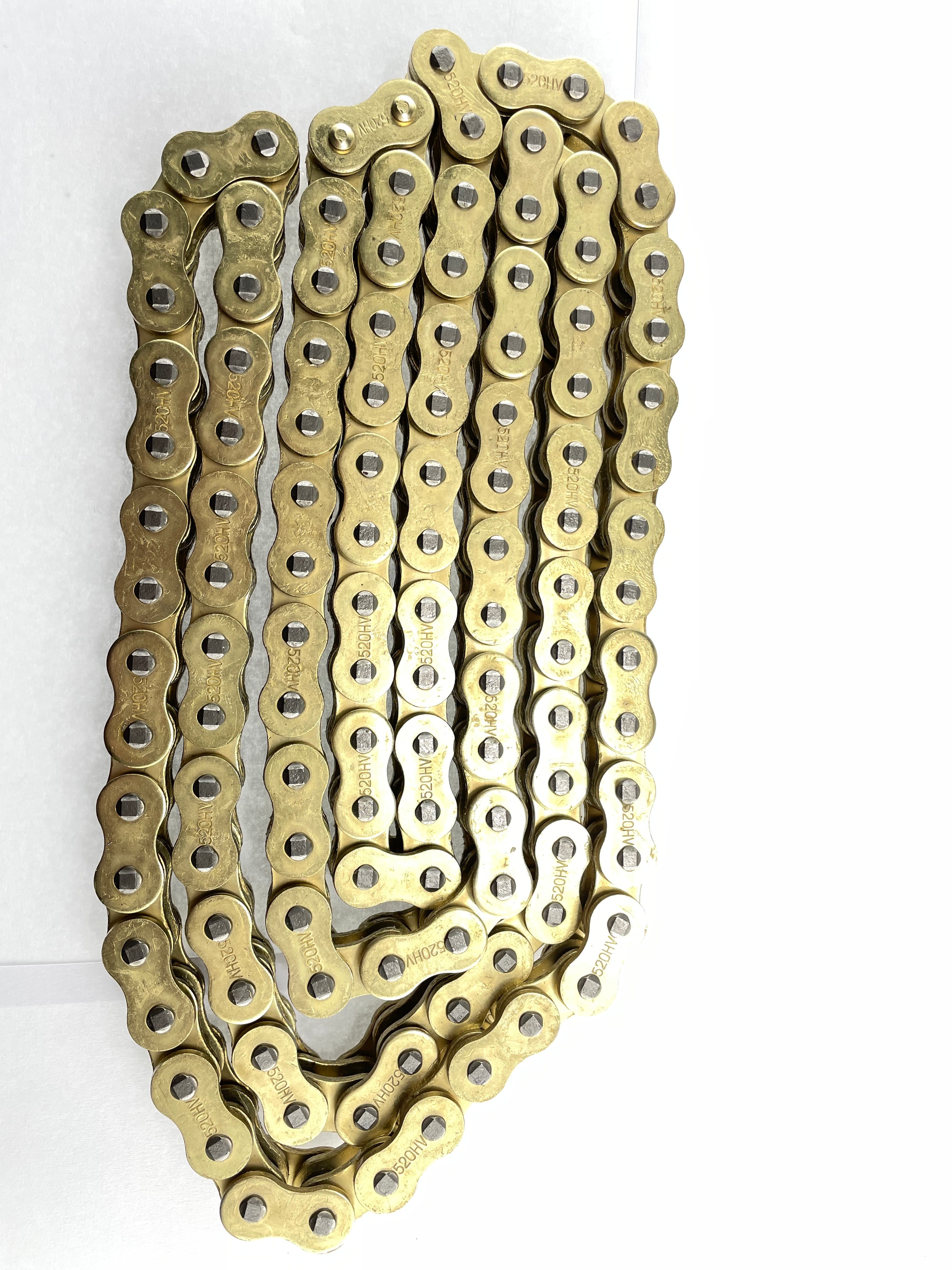 Цепь трансмиссии 520HV-120L O-Ring (желтая, сальниковая) RES