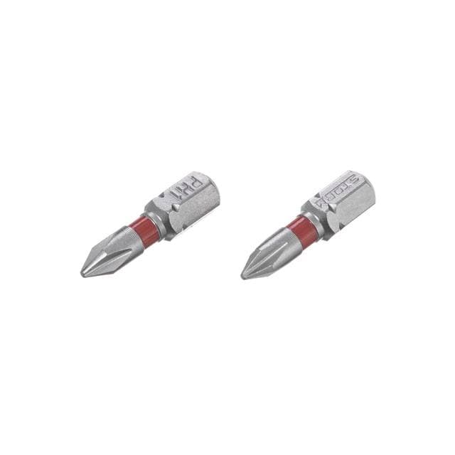 Комплект отверточных насадок PH1 1/4*25 мм, S2, уп. 2 ед., STORM